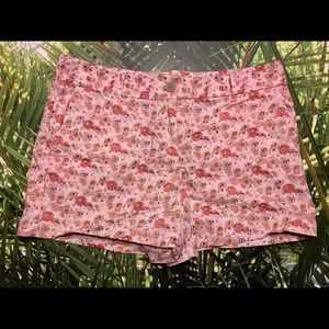 Loft Pink Floral Shorts